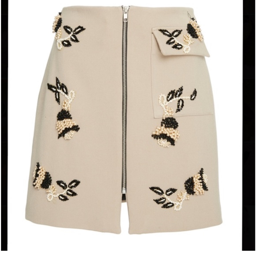 Patbo Beaded Mini Skirt Size 0